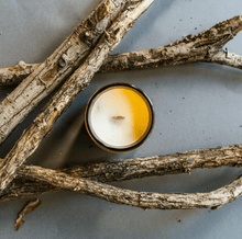 Load image into Gallery viewer, Embers Scented Candle - 7oz Amber Jar