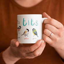 Load image into Gallery viewer, Tits Ceramic Bird Mug