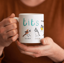 Load image into Gallery viewer, Tits Ceramic Bird Mug