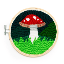 Load image into Gallery viewer, Mushroom Punch Needle Kit