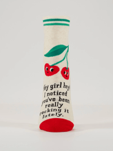 Load image into Gallery viewer, Hey Girl Hey! I Noticed You've Been Really Rocking It Lately. W-Ankle Socks