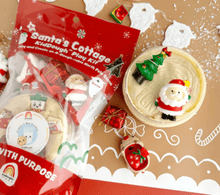 Load image into Gallery viewer, Santa's Cottage (Milk & Cookies) KidDough Play Kit