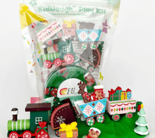 Load image into Gallery viewer, Christmas Train (Christmas Tree) KidDough Play Kit