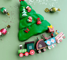 Load image into Gallery viewer, Christmas Train (Christmas Tree) KidDough Play Kit