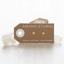 Load image into Gallery viewer, Starburst Stud Earrings