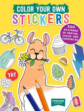 Load image into Gallery viewer, Color Your Own Stickers: 500 Stickers to Design, Color, and Customize