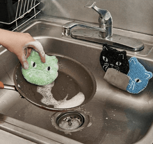 Load image into Gallery viewer, Kitty Scrub Sponges – Set of 3