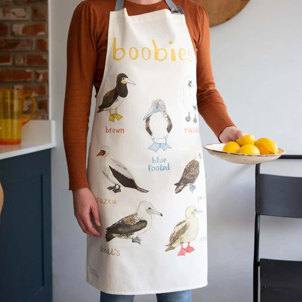 Boobies Cotton Apron
