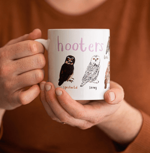 Hooters Ceramic Bird Mug