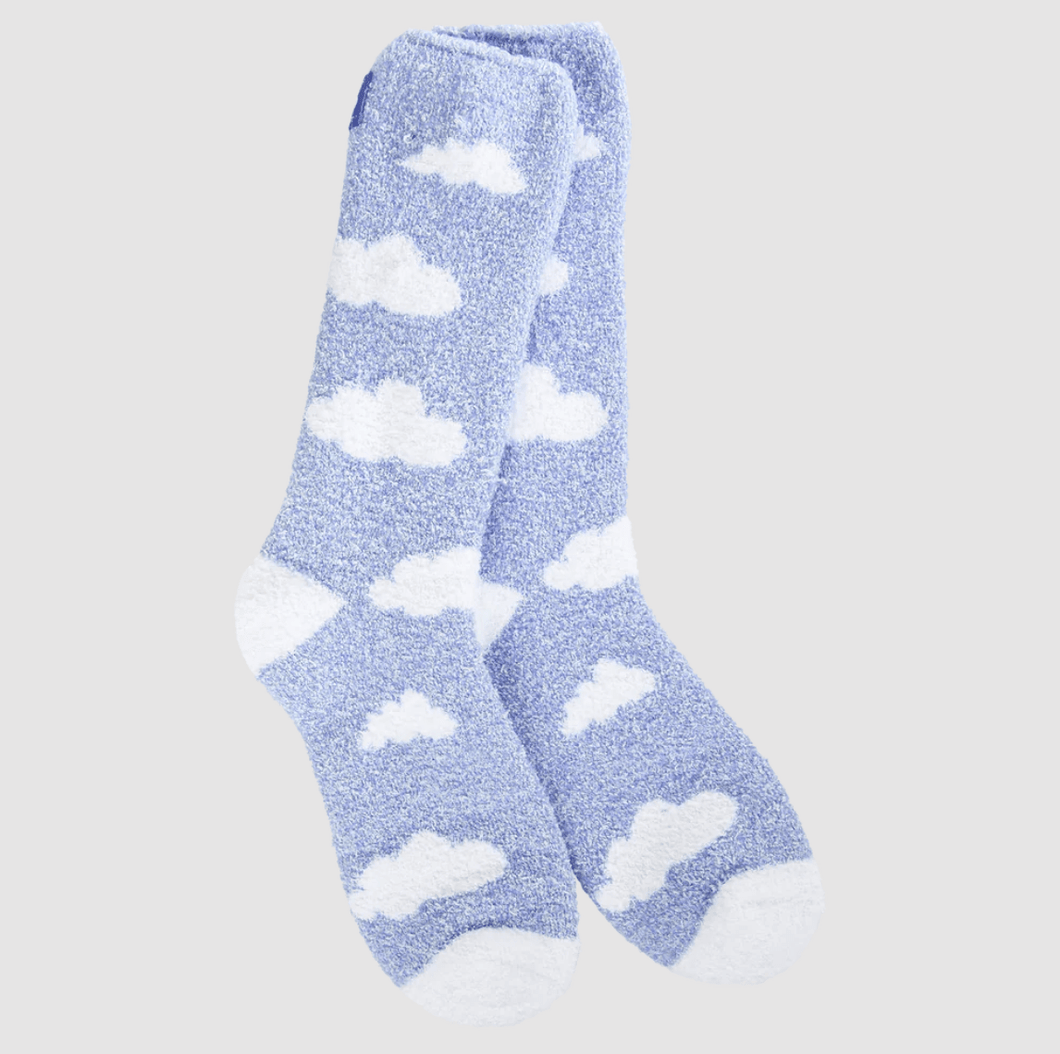 World's Softest® Socks - Cozy Cloud Crew - Cloud Blue