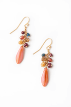 Load image into Gallery viewer, Blossom Czech Glass Drop Cluster Earrings
