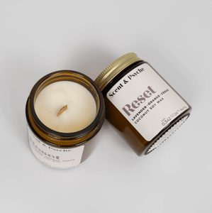 Reset Scented Candle - 7oz Amber Jar
