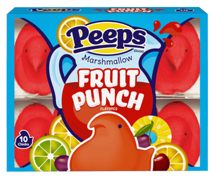 Fruit Punch Flavored Marshmallow Chicks