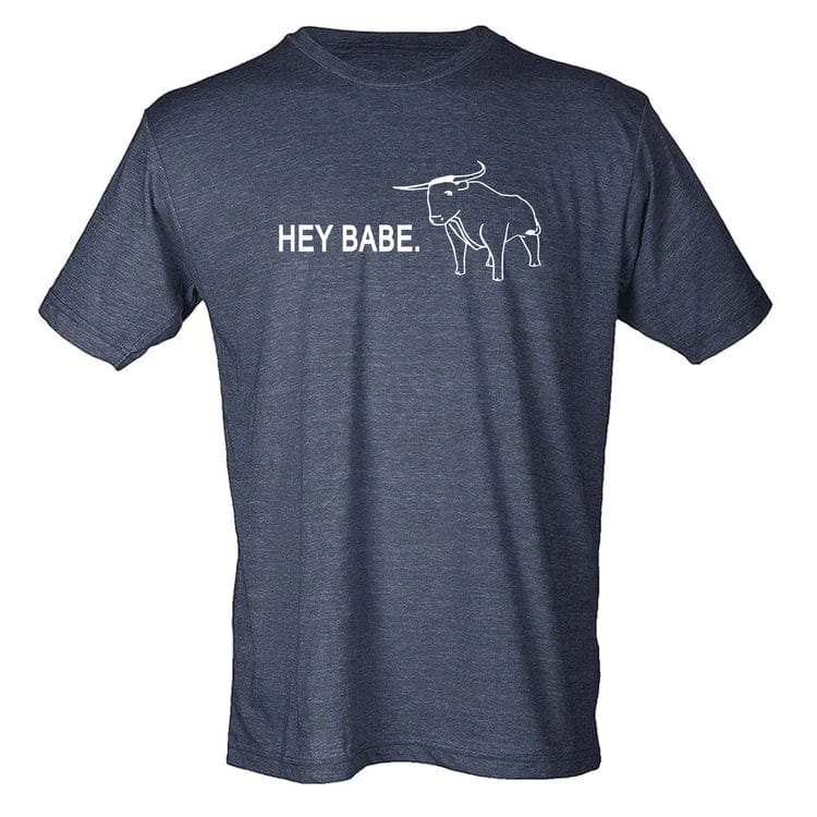 Hey Babe Minnesota T-Shirt in Heather Navy