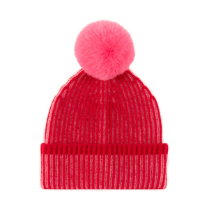 Christie Winter Hat Pink Red