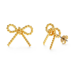 Earrings - Bow studs