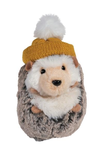 Hedgehog with Yellow Pom Hat