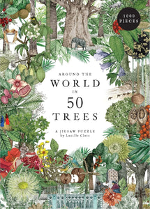 Around The World in 50 Trees - Puzzle 1000 pc