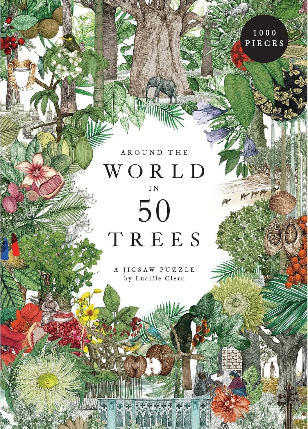 Around The World in 50 Trees - Puzzle 1000 pc
