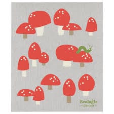 Swedish Dishcloth Mushrooms