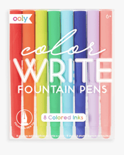 Load image into Gallery viewer, Color Write Fountain Pens - Set of 8

