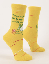 Load image into Gallery viewer, &quot;Turns Out I&#39;m Tough As Shit&quot; Crew Socks
