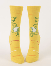 Load image into Gallery viewer, &quot;Turns Out I&#39;m Tough As Shit&quot; Crew Socks
