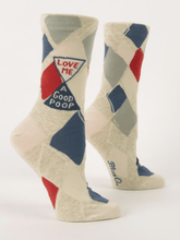 Load image into Gallery viewer, &quot;Love Me A Good Poop&quot;  Women&#39;s Crew Socks
