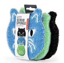 Load image into Gallery viewer, Kitty Scrub Sponges – Set of 3
