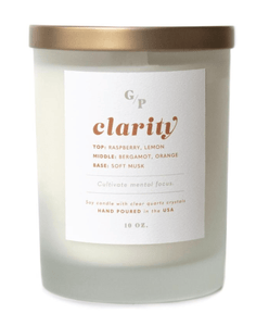 Clarity 10 oz. Ritual Candle (Bergamot + Geranium)