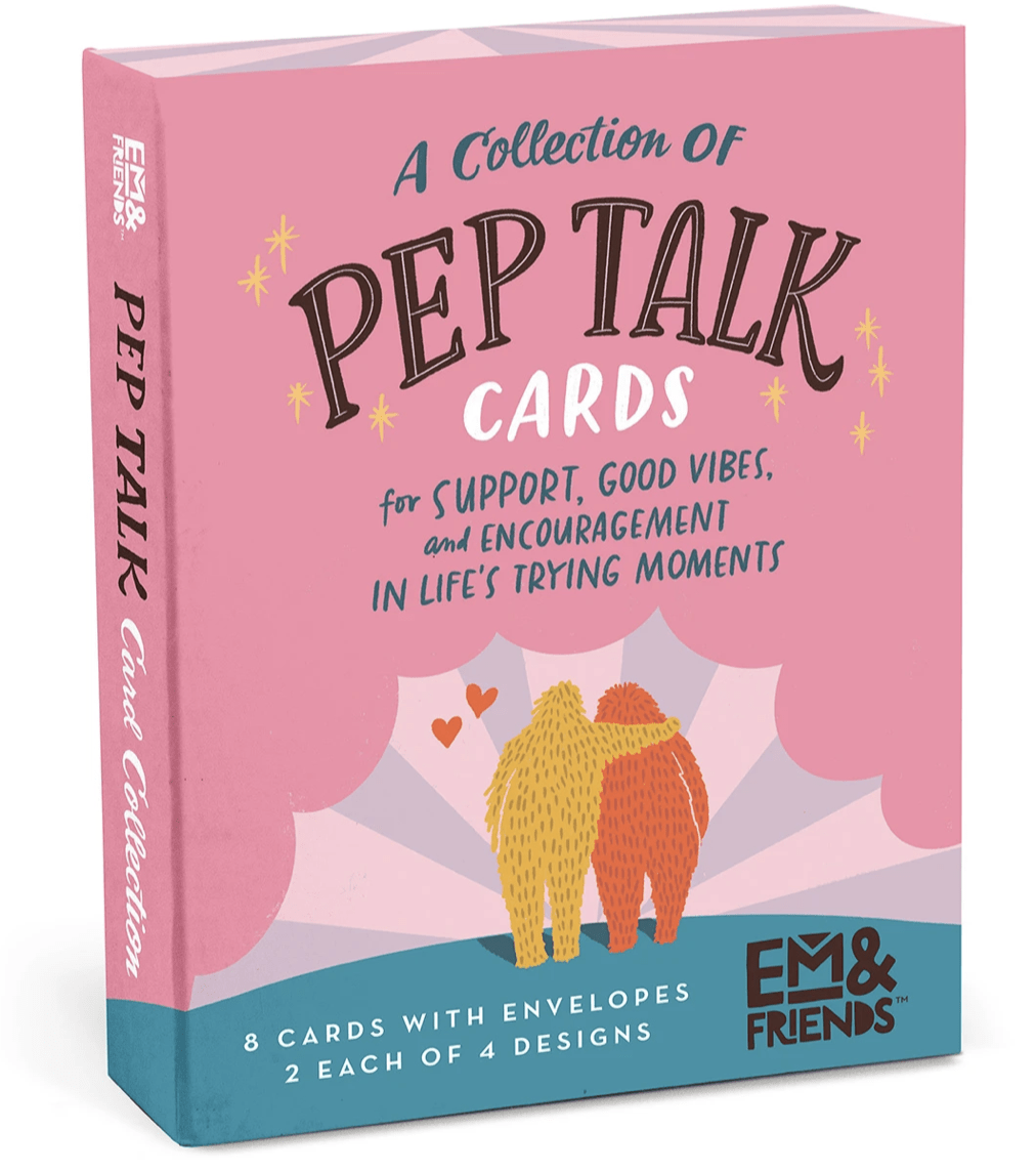 Pep Talk Boxed Cards, 8 Assorted Encouragement Cards