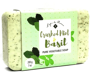 L'epi de Provence Pure Vegetable Soap Crushed Mint & Basil