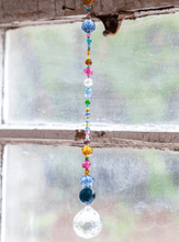 Load image into Gallery viewer, Crystal Sun Catcher in Multicolor
