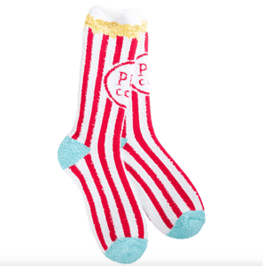World's Softest® Socks - Holiday Cozy Crew - Popcorn
