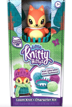 Load image into Gallery viewer, PlayMonster Little Knitty Bittys Fox - Beginner Knitting Craft Kit
