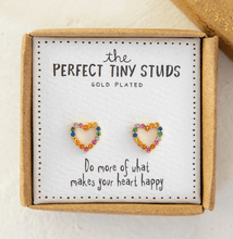 Load image into Gallery viewer, Perfect Tiny Stud Earrings - Heart
