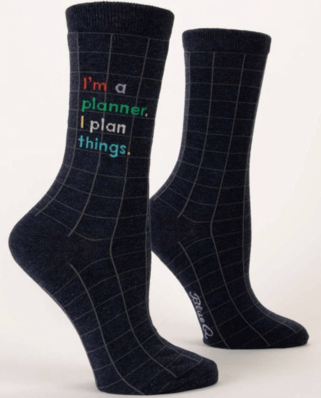 I'm a Planner. I Plan Things. Women's Crew Socks