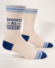 Load image into Gallery viewer, Baddest of All the Asses Men&#39;s Socks
