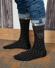 Load image into Gallery viewer, Studies Show I&#39;m The Shit Men&#39;s Crew Socks
