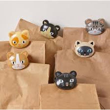 Load image into Gallery viewer, Cat Bag Clips St/6
