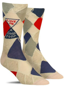 Love Me A Good Poop Men's Socks