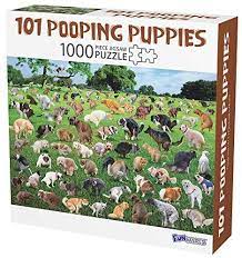 101 Pooping Puppies: 1000-Piece Jigsaw Puzzle